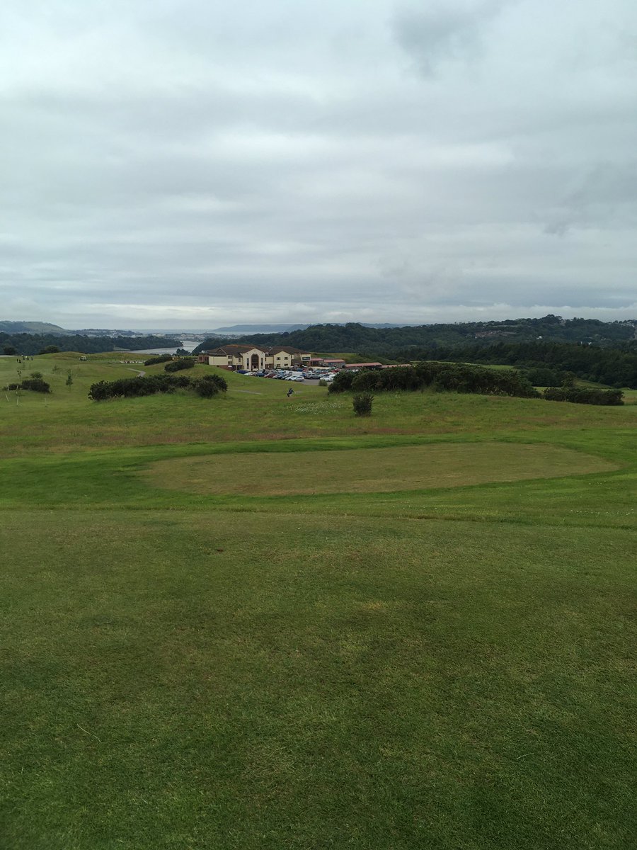 gary_priestley's tweet photo. Lovely views from #Boringdon across PLYMOUTH sound before the rain ☔️ set in. I shot 49 which was ok for a course I’ve ever played ⛳️🏌️♂️ https://t.co/6QViLp8Qyi
