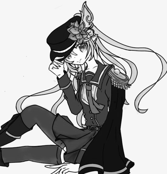 絵をモノクロにするとのtwitterイラスト検索結果