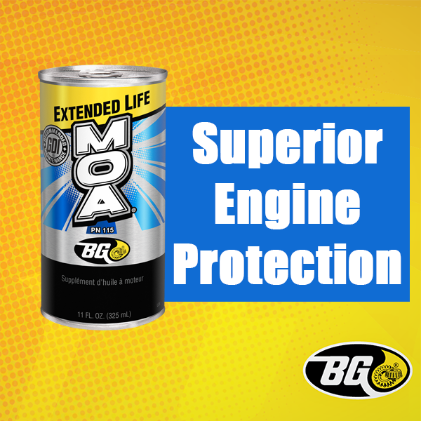 Modern engines running at increasingly higher temperatures and more stop-go driving deplete critical oil additives. Add BG MOA to fortify YOUR engine oil, providing superior, long-lasting engine protection to maintain peak engine performance bgprod.co.uk/products/oil