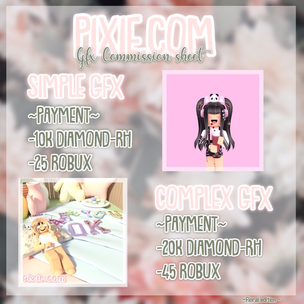 Poohkun6's tweet photo. Rn I have 2 Business going on GFX commissions and Adopt Me pet Sitting ! #adoptmetrading #adoptmeoffers #adoptmepetsitting #royalehightradings #royalehightrader #RobloxGFX #GFXDesigner https://t.co/Cocz6Ze4ip