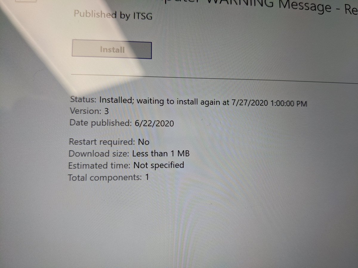 GhostKarin's tweet photo. Wait... Whaaaat?!? 😶 #Windows10 #SoftwareCenter #SCCM https://t.co/LhDcU4fOnT
