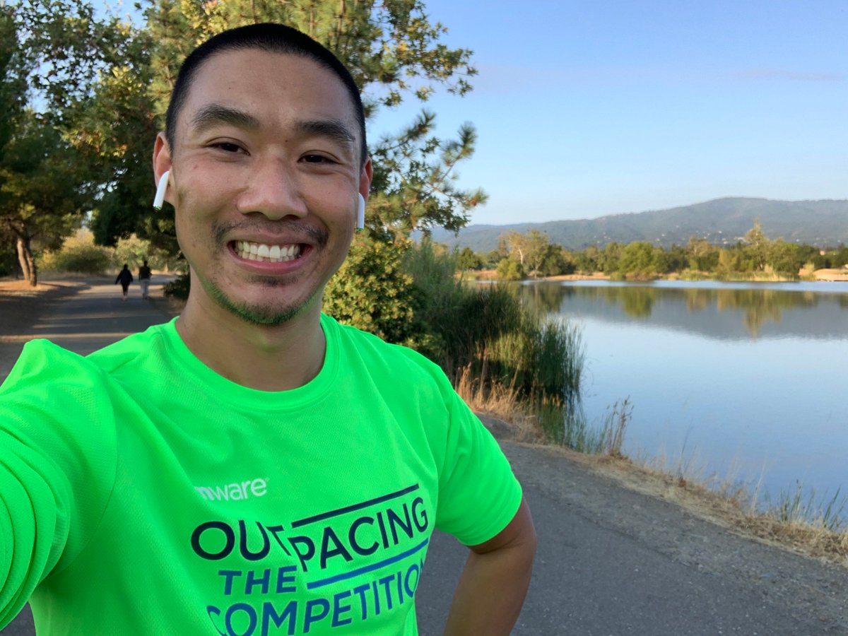 lamw's tweet photo. #RADIO2020 just isn’t the same without our annual #FunRun that @DuncanYB & I have been organizing for past few years.
Just got back from a run wearing one of my favorite designs that Duncan came up w/for RADIO 2018! Hope everyone takes some time to run, walk, bike & go outside https://t.co/cfdDjdQ8Hv