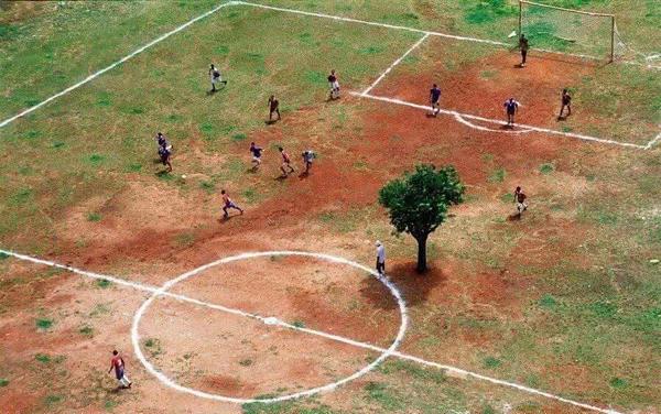 Blueyonetwo's tweet photo. A game of football,anyone/ Just wtch out for the tree in the middle/ #Africans know the value of even one tree// Futbol oynamak isteyen buyursun/ Ama agaca dikkat/ Doganin degerini en iyi Afrikalilar bilir/Shener Levent'ten bahsetmiyorum/ 🤓😊🌻/This is #NotCyprus #KibrisDegil https://t.co/phe3yAoB4X