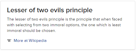Jo Jorgensen On Twitter It Is Not The Greater Evil That We Should Strive To Avoid Nor The Lesser Evil That We Should Be Grateful To Accept But The Honesty Integrity And