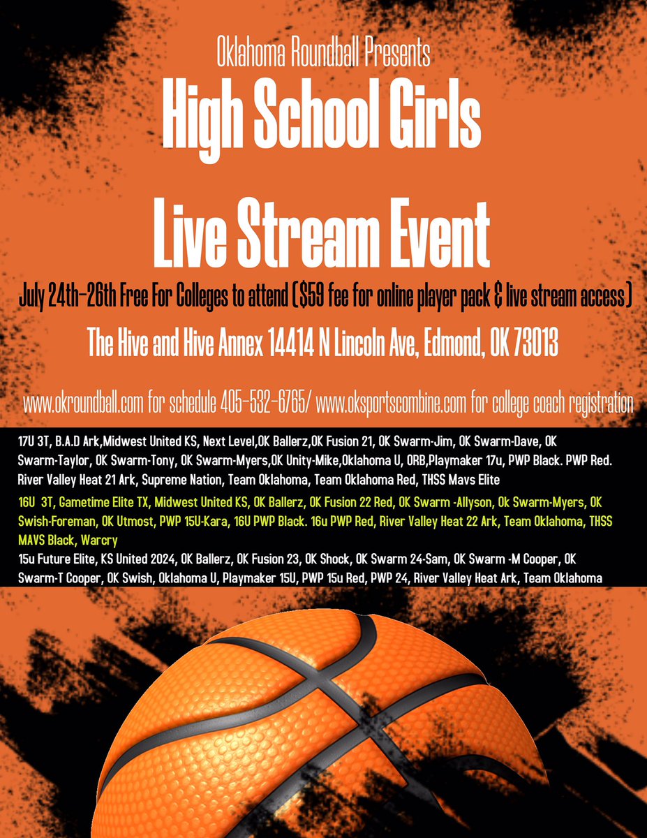 OKSwish's tweet photo. OKC Live Stream Event 2
Coaches 👀👇🏼 OK Swish 15U 🔥🔥🔥 https://t.co/FthiptBMQp