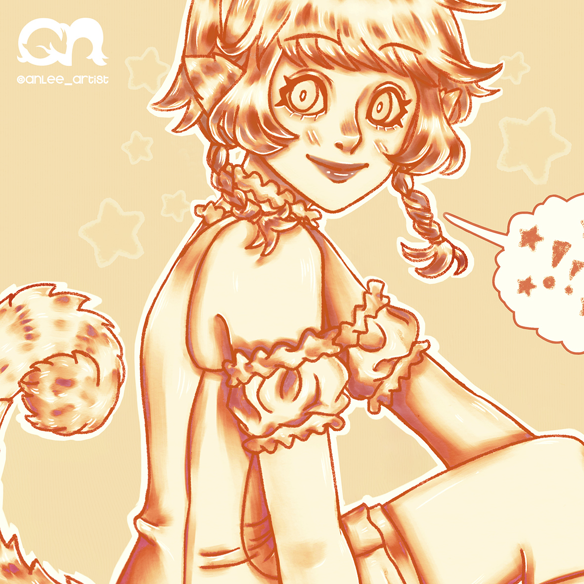 anlee_artist's tweet photo. Here's the last of my Mew Mew series of doodles~! Mew Pudding, she's an adorable ball of energy. 🐒💛

🔹️
#anlee #ArtistOnTwitter #digitalartist #illustration #tmm #TokyoMewMew #MewPudding #PuddingFong #magicalgirl #fanart #NobodyArtistClub https://t.co/MOetE3V26s