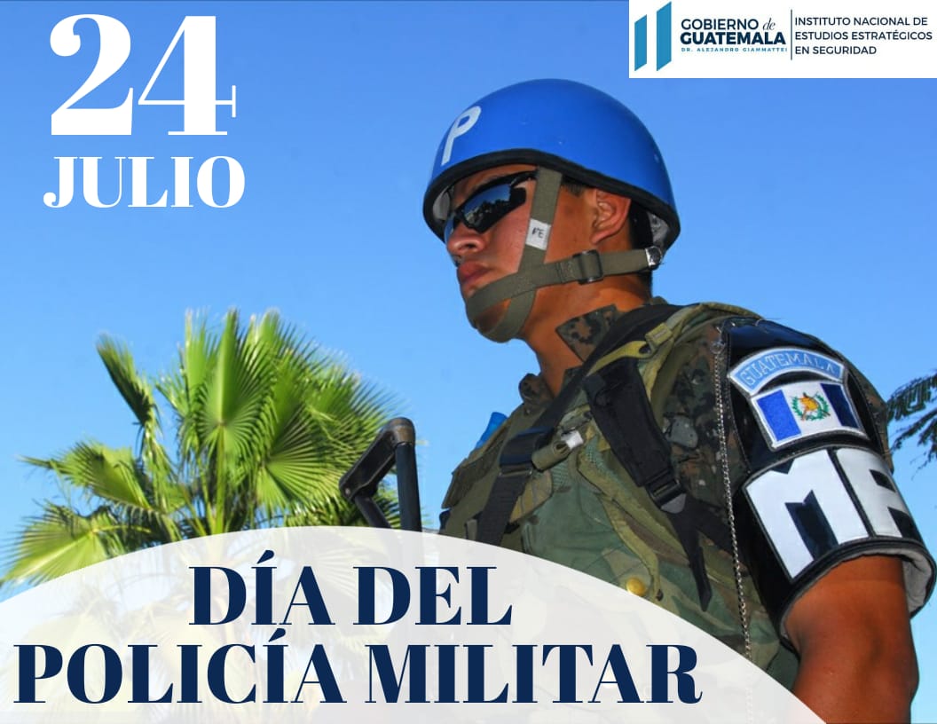 gt_inees's tweet photo. Hoy 24 de julio, el Instituto Nacional de Estudios Estratégicos en Seguridad -INEES- extiende una felicitación a la Policía Militar, en su día.
¡Feliz día del Policía Militar!
#DíadelPolicíaMilitar
#INEES https://t.co/U8VO0TnMgn
