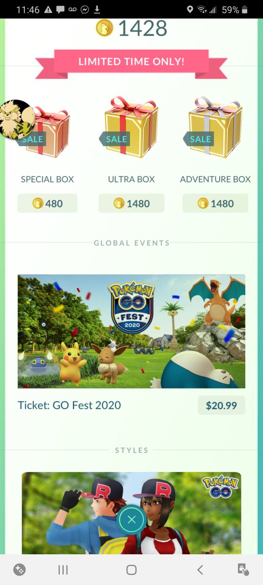 KristysKare's tweet photo. @PokemonGoApp can you no longer buy tickets:( https://t.co/EG4GcB4Fqk
