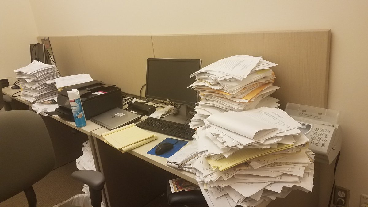 It has been a tough couple weeks as we at <a href="/telegramdotcom/">telegramdotcom</a> return to the courthouse as it reopens. I walked into Gary's office and it was just as he left it. An old-school office of organized chaos, with docket sheets piled high atop another in sequential order, spannig years.