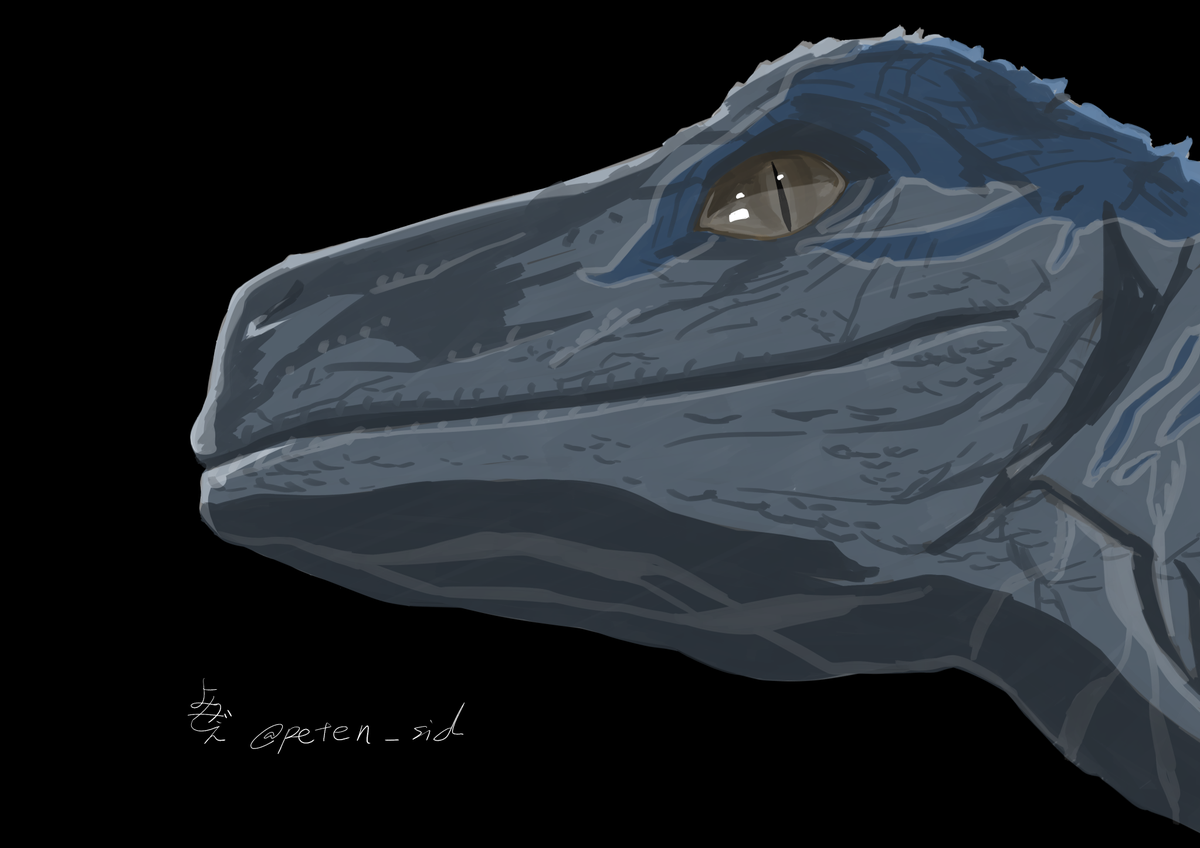 インドラプトル 笑う