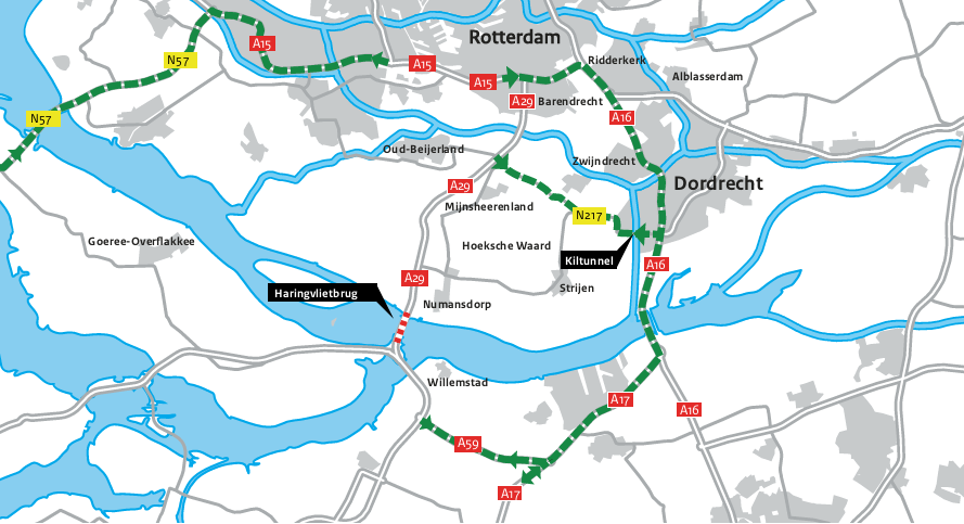 We werken in de nacht van 28 op 29 juli aan de #Haringvlietbrug in de #A29. 🌉 Tijdens de onderhoudswerkzaamheden is de snelweg afgesloten voor wegverkeer. Houd rekening met 10 tot 30 minuten extra reistijd als je de weg op gaat. ⏳ Lees meer 👉 bit.ly/3jyjI3U