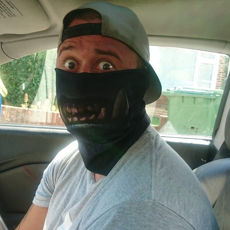 mikeymagnet's tweet photo. I don't want to wear a mask but If we have too, then I'm doing it in style!! https://t.co/QBvLjZTkzy
