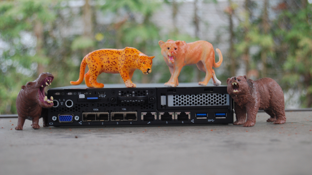 Lenovodc's tweet photo. It’s a jungle out there in #edge computing land. That’s why we made the wireless, portable, lightweight Lenovo ThinkSystem SE350 server. It will go with you (almost) anywhere you need it to. https://t.co/9oVYiJFt1r. #EdgeComputing #WirelessServer https://t.co/3OCtxYryk8