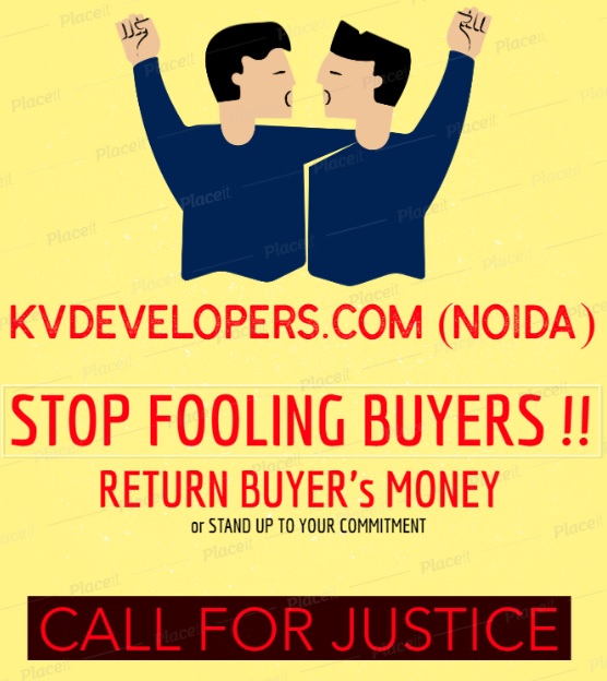 KVDAssociation's tweet photo. KVD's Aggarwal Brothers(claimed to build futuristic apartments in Greater Noida West)broke trust of 490 innocent buyers,played with hard-earned money,disobeyed RERA orders and is not approachable now.The buyers of KVD urges the honourable court to take considerable action!! https://t.co/iU1au7zOsp