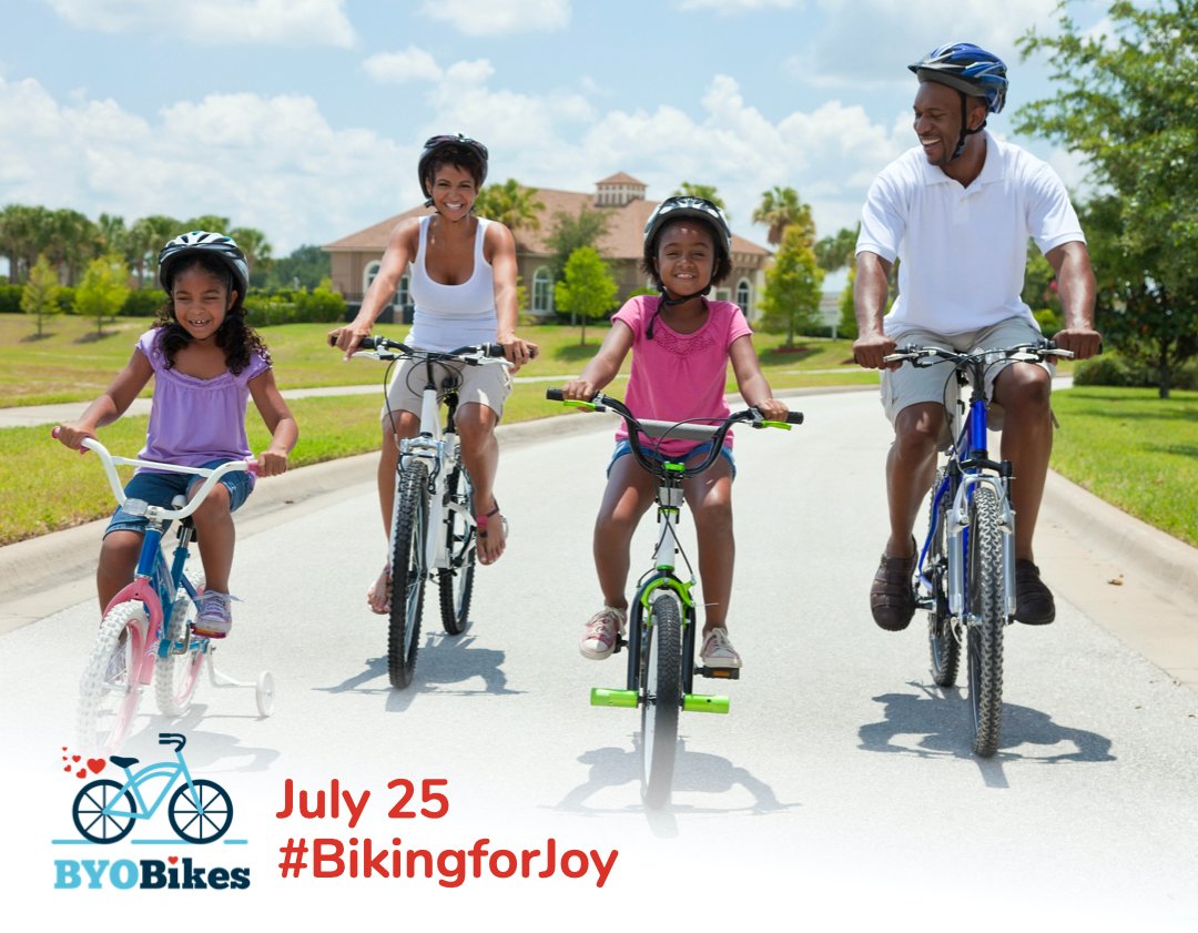 Dust off your helmets and check your tires, tomorrow is the big day! Be sure to tag us <a href="/BYOBikes/">BYOBikes</a> to share your adventure.

#BikingforJoy | Christmas in July Bike Ride
🤲 Donate Now: bit.ly/2Ot6BTu
🗓 Event page: bit.ly/3gmoO0U