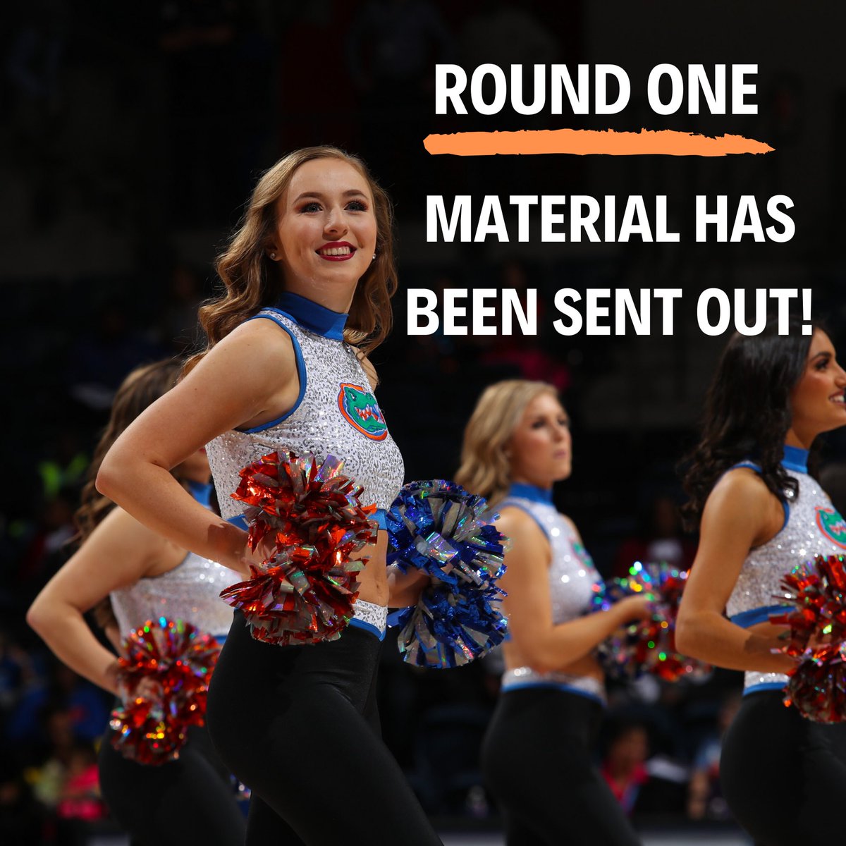 Check your email because material has officially been sent out ‼️ Click the link in our bio for more Round One info! #GoGators