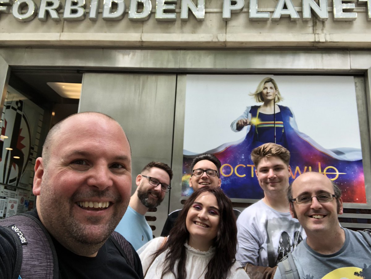 First stop, where else but @ForbiddenPlanet !
#LondonMeetUp