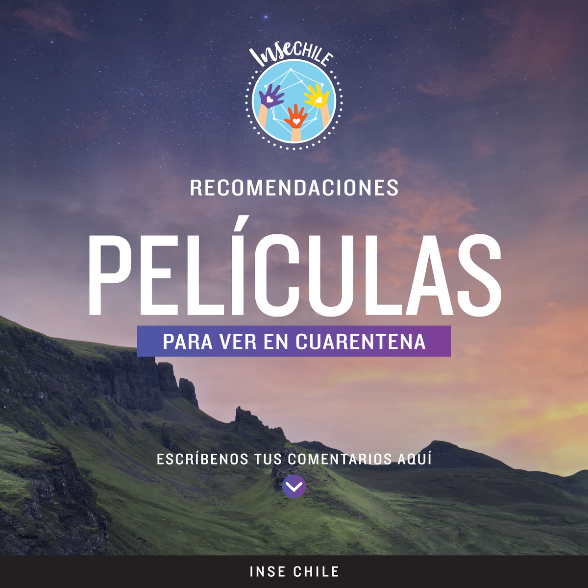 INSE_CHILE's tweet photo. 📽️ Inse Recomienda "Películas para ver en cuarentena"✨

Recomendamos las siguientes películas para disfrutarlas en familia 💜

¿Quieres recomendar alguna película? 
¡Coméntanos en los comentarios!

#cuarentena #quedateencasa #sename https://t.co/ZiMeTh8uFF