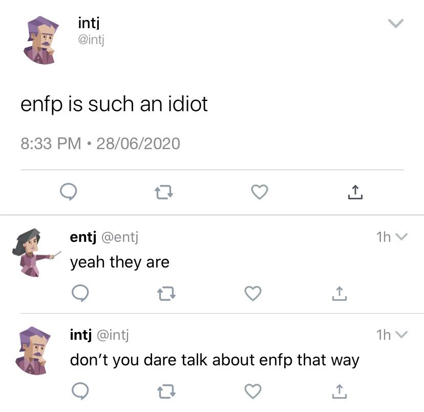 Incorrect Mbti Enfp Intj Entj T Co W2syhq7zsb Twitter