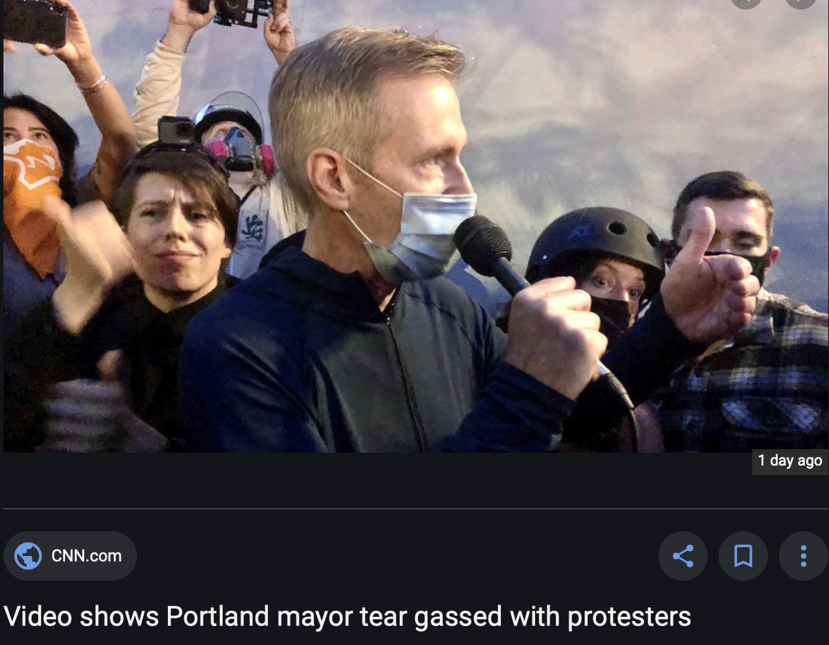 5/ In Portland, federal officers are tear-gassing protesters and arresting people without reason to believe they've committed a crime.Does this take us forward into some unknown place where we’ve never been before, or is this looping us backward to a previous era?