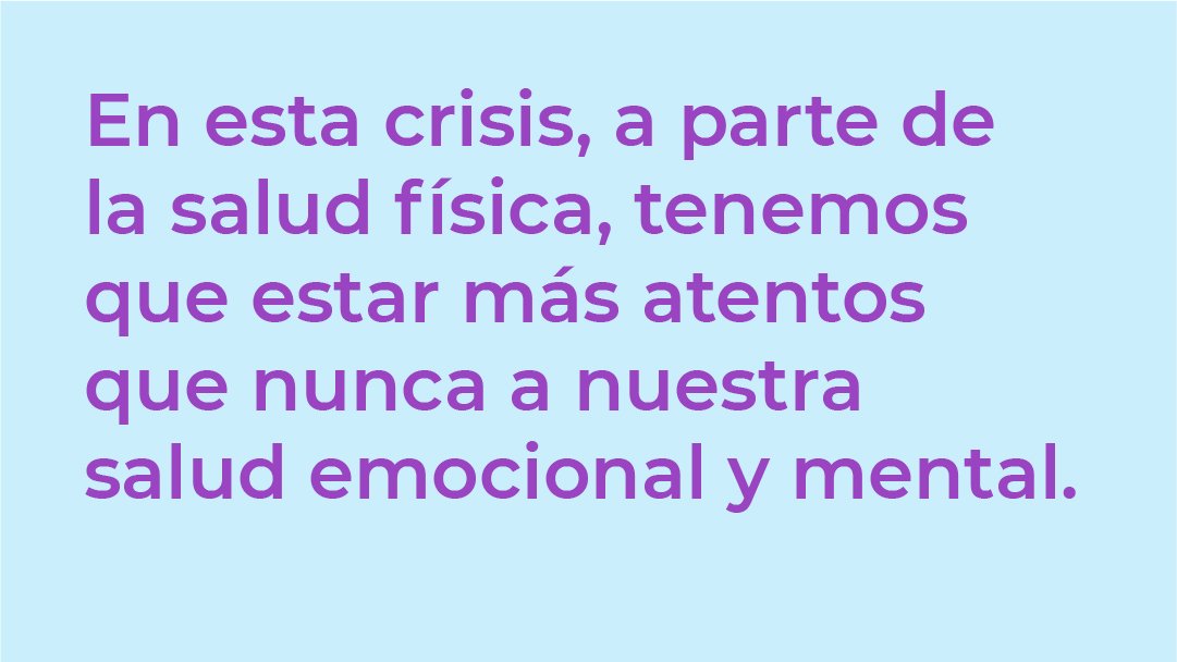 Esta crisis del #coronavirus nos ha llevado a vivir momentos y situaciones muy extremas y difíciles, por ello hay que estar más que nunca, atentos a nuestra #saludmental y emocional.
#bigmentalchange #quotes #mentalhealth