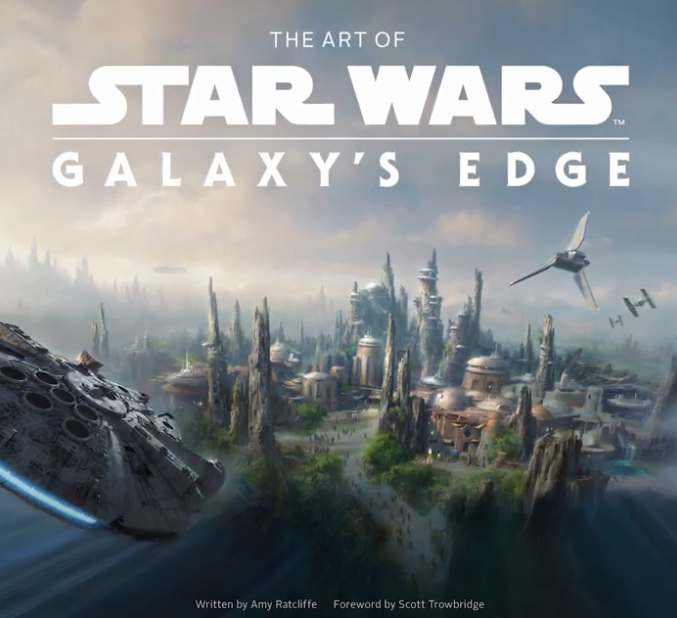 SteveDunk5's tweet photo. Robert Simpson just revealed the cover for Star Wars: The Art of Galaxy's Edge by @amy_geek! #GalaxysEdge #ComicCon2020 @robcsimpson @ABRAMSbooks https://t.co/RVuCzNnW1Y
