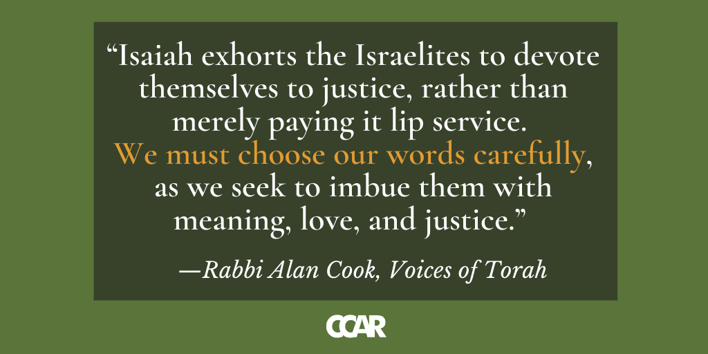This #Shabbat is Shabbat Chazon, drawing its name from the Haftarah reading of Isaiah 1:1-27. As we prepare for Tisha B'av, Rabbi Alan Cook urges us to heed Isaiah's plea, to follow our prayers for justice and peace with tangible actions.⁣ Shabbat Shalom.