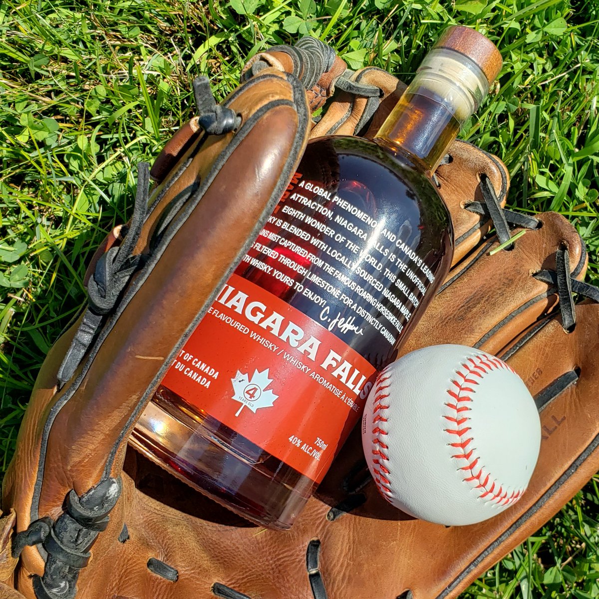 Just add ⚾️  happy #OpeningDay everyone and cheers to the weekend 🍻. #maplewhisky #NiagaraFalls #Niagara #Local #craftdistillery
