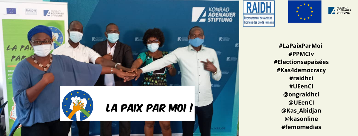 ongraidhci's tweet photo. LaPaixParMoi
#PPMCIv
#Electionsapaisées
#Kas4democracy
#raidhci
#UEenCI
@ongraidhci
@UEenCI
@Kas_Abidjan
@kasonline
#femomedias
@macei_ci https://t.co/Xe46f6XxtI