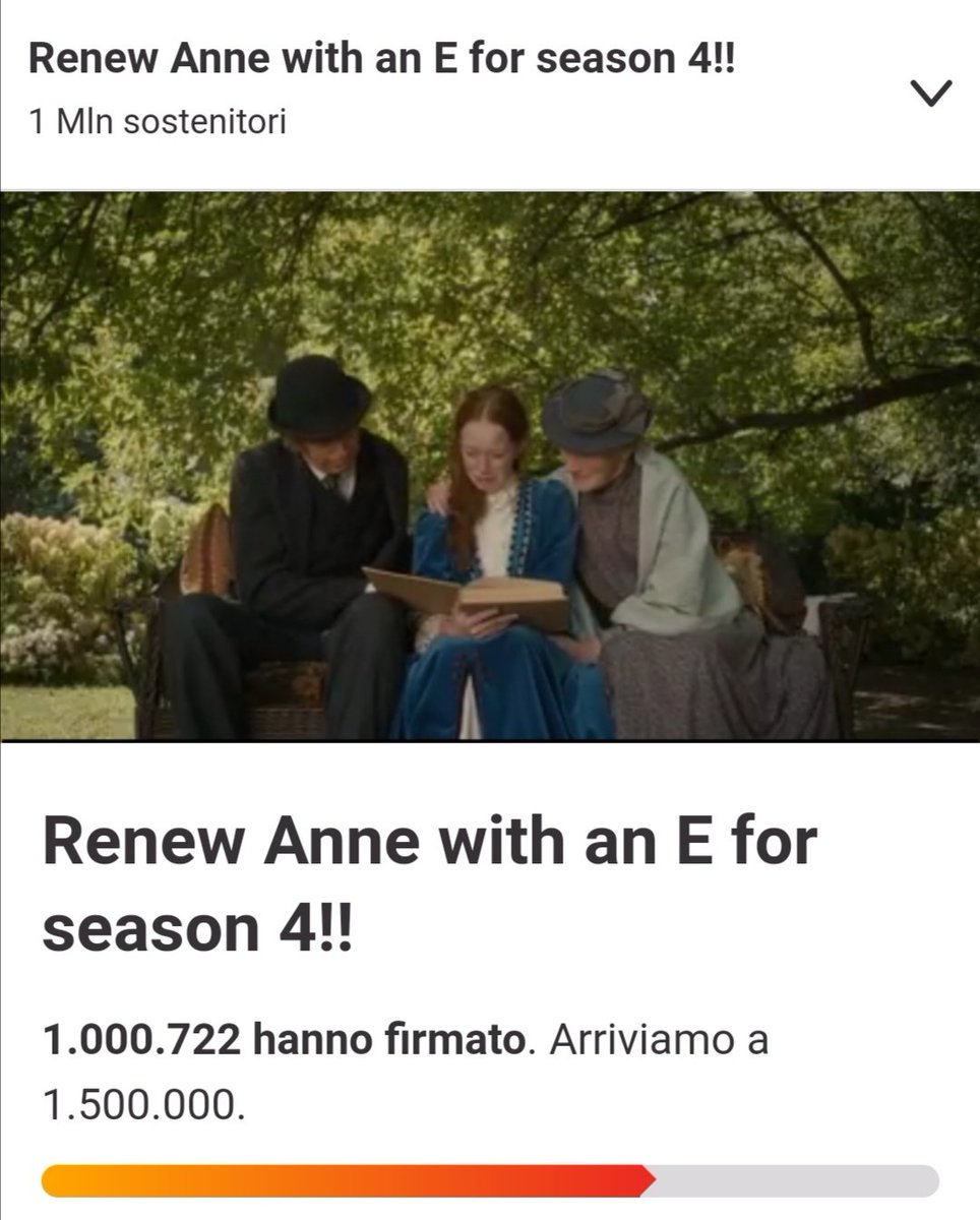 Anne_withan_e_'s tweet photo. GUYS THIS IS NOT A JOKE. WE FINALLY DID IT. IT'S JUST AMAZING. NO WORDS. WE'RE GONNA SAVE IT. I SWEAR IT. 
#renewannewhitane #ChiamatemiAnna #AnneWithAnE #shilbert #SaveaAnneWithAnE #annewithaneseason4 https://t.co/P2VrLy7hdq