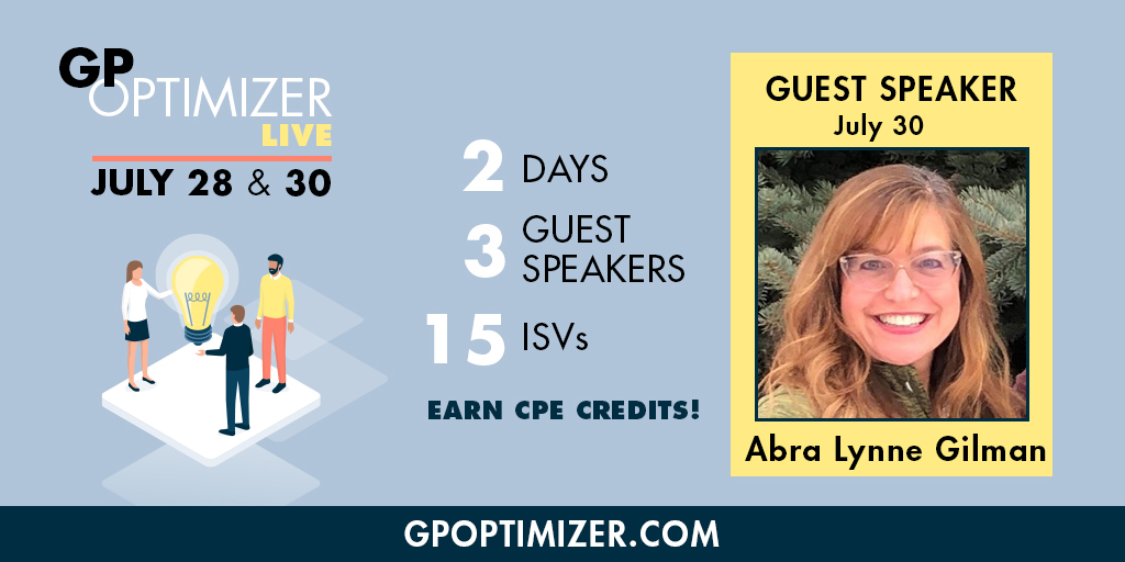 I'm so excited, I just can't hide it!  Join 100s of other GP customers virtually for #GPOptimizerLive
Thur at 11am PT I'm sharing "What's New in GP 18.3" due out Oct 2020  Register (for each day) NOW!  Attend as much/as little as time allows gpoptimizer.com/index.php/gp-o……
