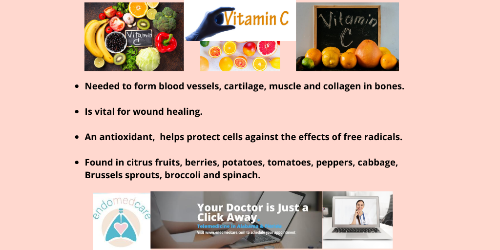 endomedcare's tweet photo. Vitamin C is needed for wound healing.
For more details, Make an appointment to see your doctor at https://t.co/DdWZKkRiiH   Your Doctor is Just a click away!
#vitamins #oranges #berries #tomato #dietplan #telehealth https://t.co/UYyToWsbeo