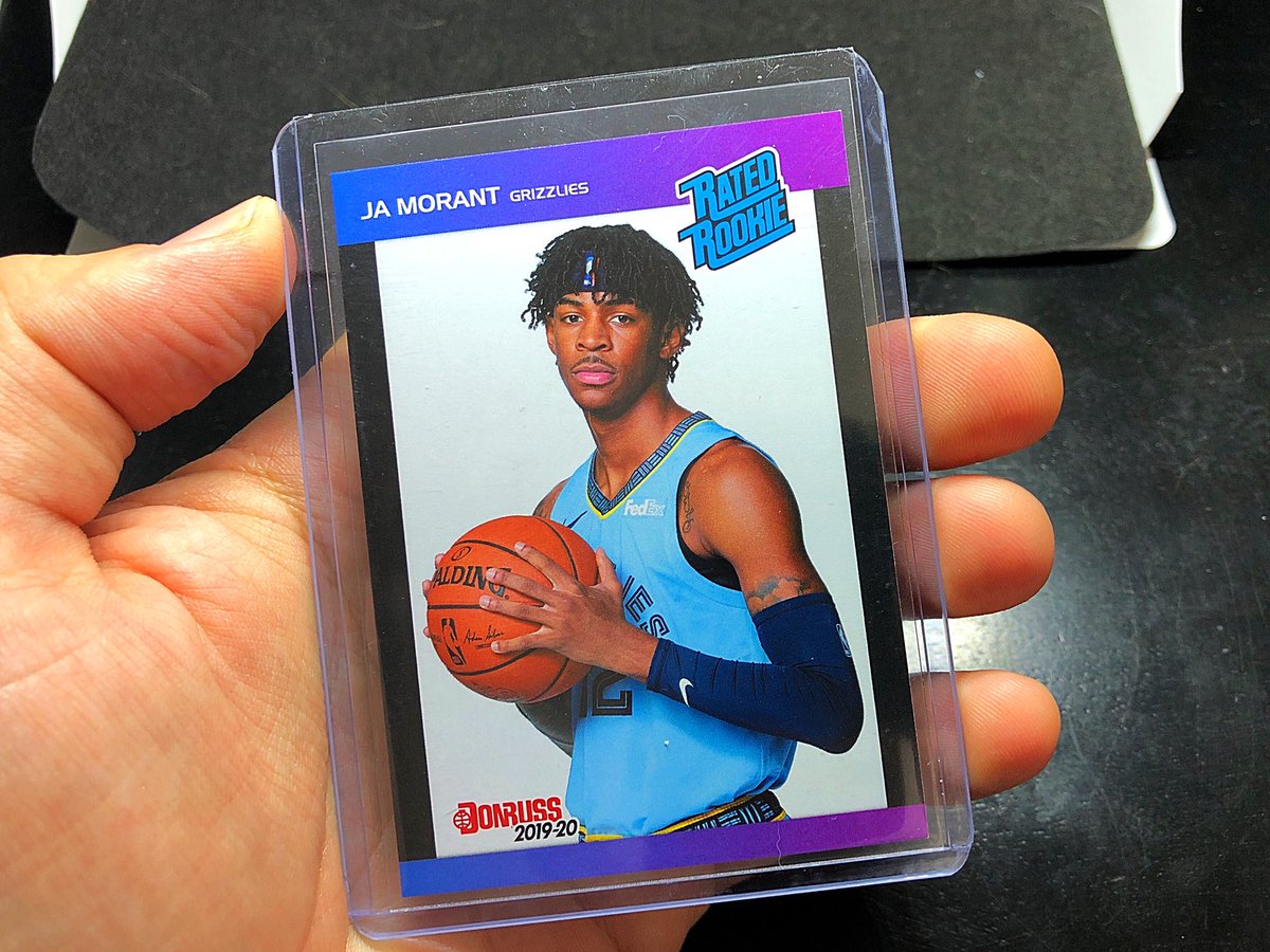 WatchTheBreaks's tweet photo. RT &amp; follow to enter to win this aka Morant 1989 Retro Rated Rookie!

#collect #thehobby https://t.co/talOeAHeQ1