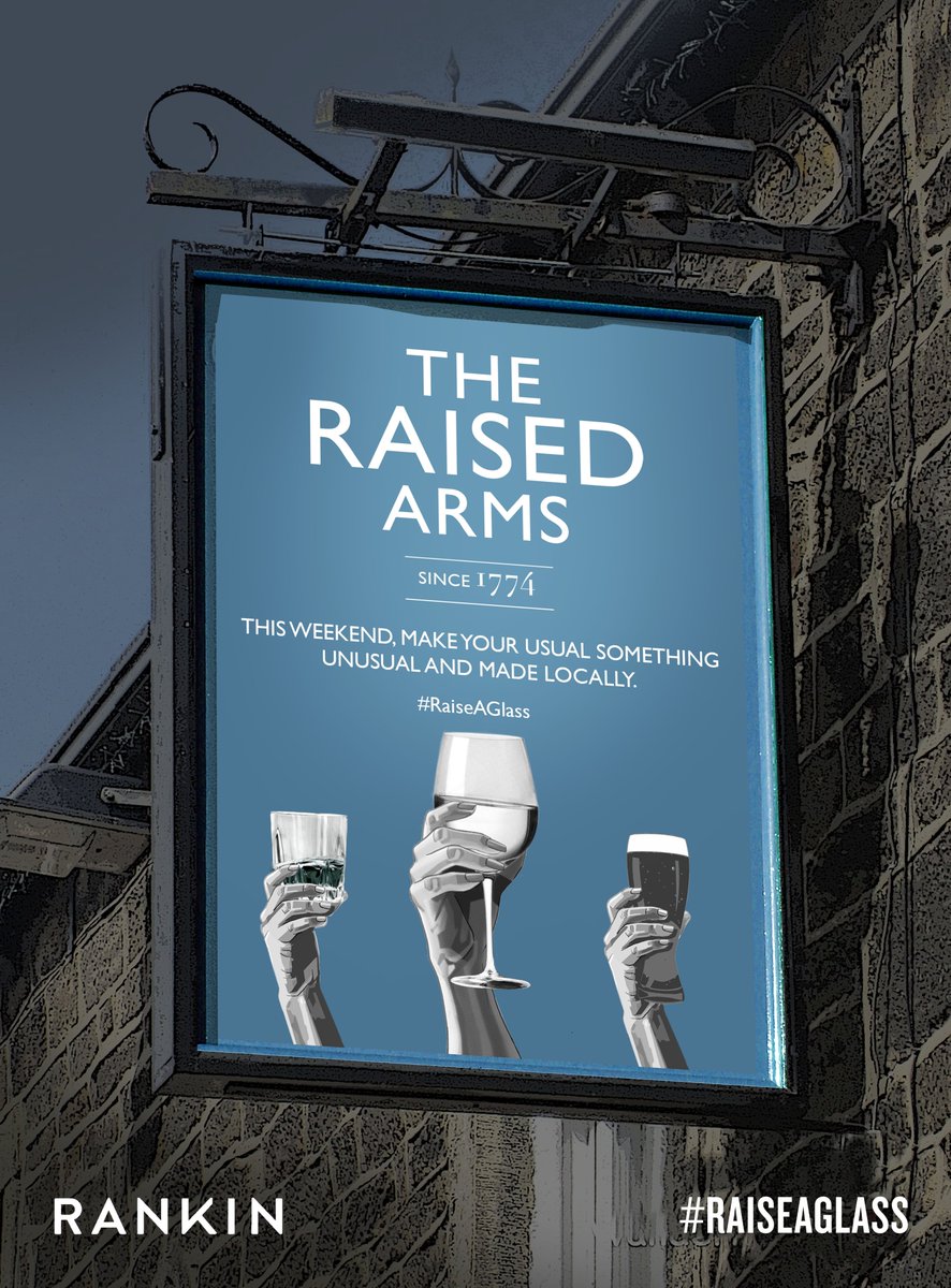 To honour the phased re-opening of the hospitality industry, <a href="/rankincork/">Rankin Brothers & Sons</a> created their very own Raised Arms pub!

Here’s to keeping it local, when you’re down the local! 🥂

#RaiseAGlass