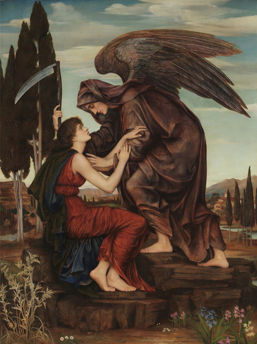 Art_Vanitas's tweet photo. "The angel of death" by Evelyn de Morgan (1881)
#preraphaelite https://t.co/z1BoUCgIDh