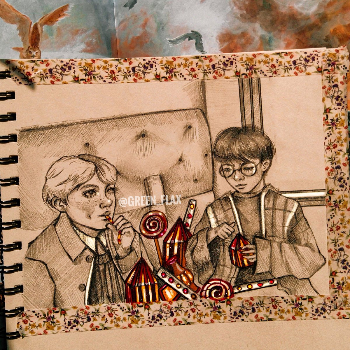 flax_green's tweet photo. Мой арт , который посвящен началу #potterweekprompts
#HarryPotter #HogwartsMystery #HOGWARTS #HarryPotterAtHome https://t.co/9v9R7K9DNw