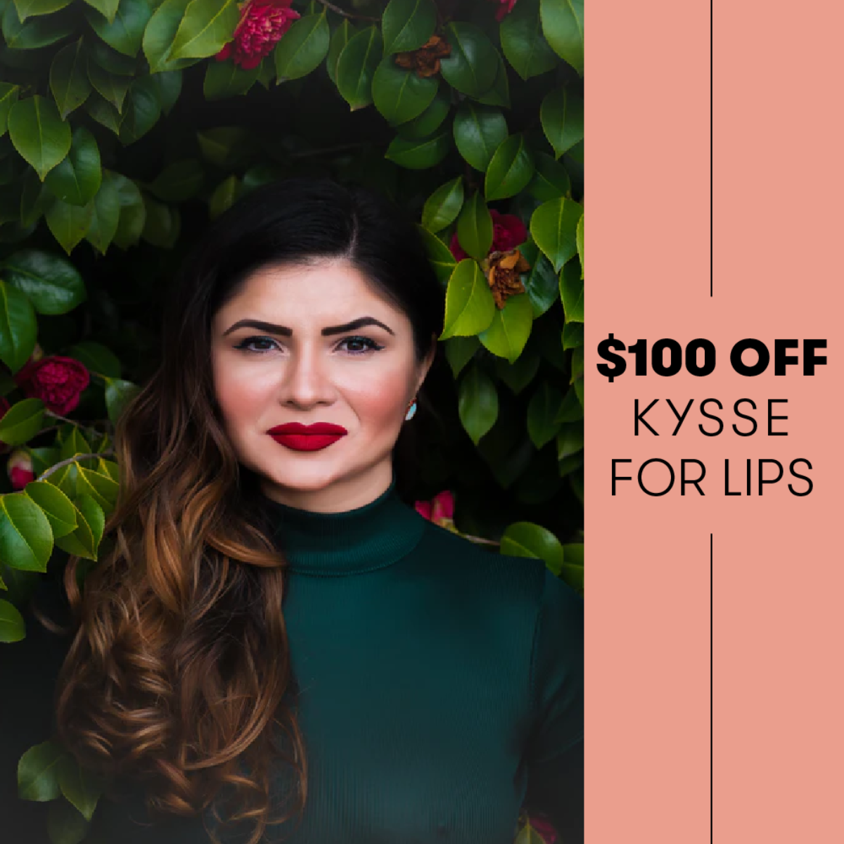 Don't forget: You can get $100 off Kysse for lips! Give us a call at (503) 805-6358 quick -- this is a limited-time offer.