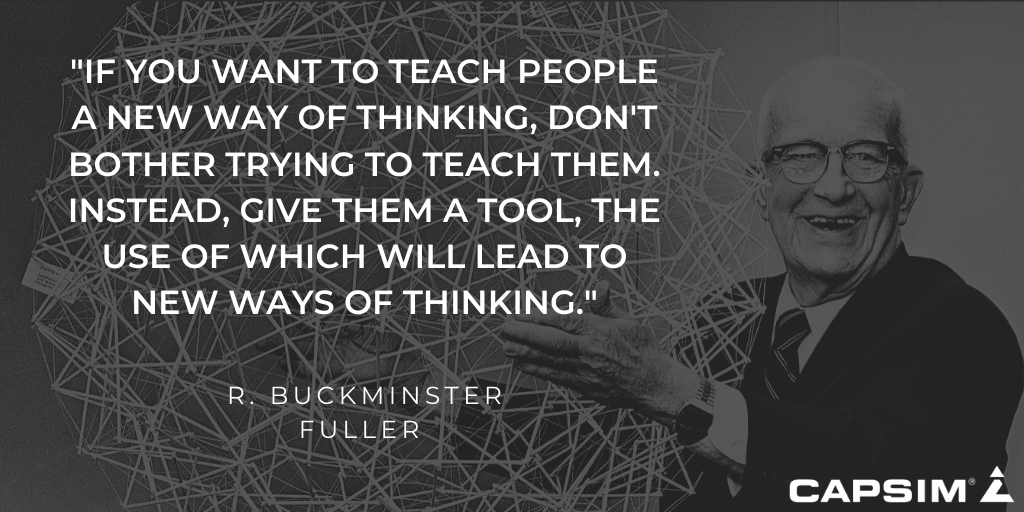 CapsimSims's tweet photo. The tools you use in your (now virtual) classroom are books, videos, discussion boards, and simulations to name a few.

Any of these tools can change a learner’s life. That's not to say all tools are created equal. 

A New Tool for Thought | Capsim https://t.co/FTNF6i6yUf https://t.co/e4iZ5WqCZO