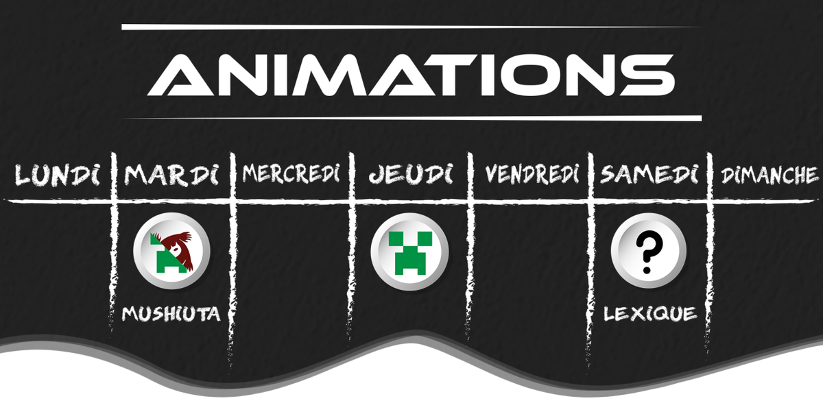GamEarthFR's tweet photo. 🔥 #ProgrammeDeLaSemaine
On commence tranquillement la semaine mardi sur Minecraft avec un loup-garou suivit d'un SkyDefender, jeudi. On bouclera la semaine sur Undercover, une nouveauté.

Bonne semaine sur GamEarth ! https://t.co/TkduWpJAb9