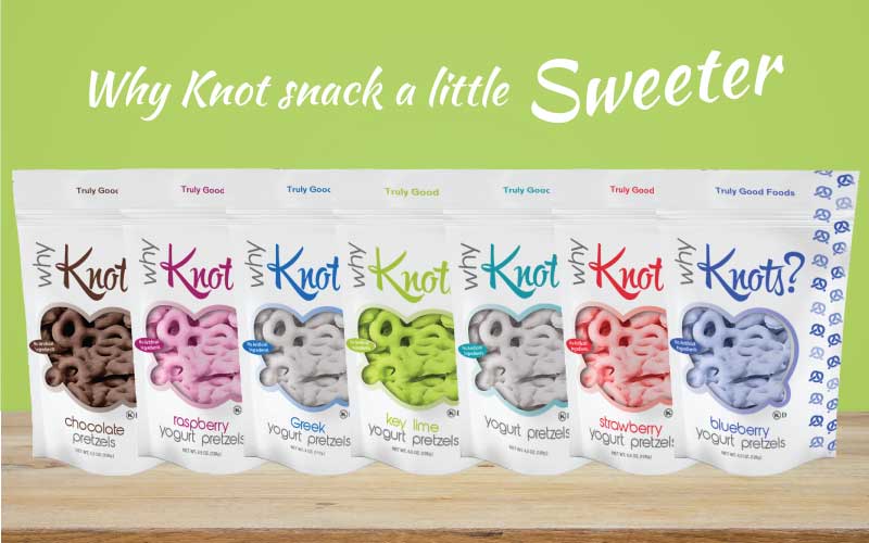 Why Knots? are salty pretzels covered in sweet and tangy coating. Learn more about this featured line at trulygoodfoods.com/blog/featured-…