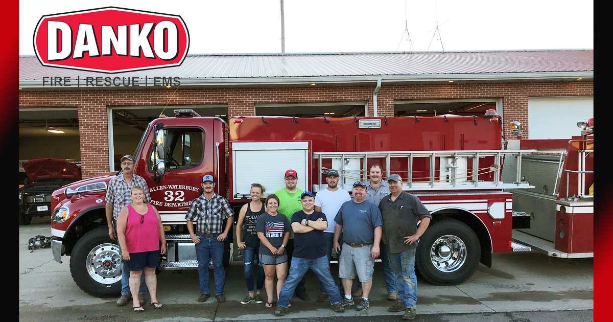 DankoEmergency's tweet photo. Congratulations to Allen-Waterbury Rural Fire District - Allen, NE on the delivery of a Danko 2,000 Gallon Pumper Tanker on a Freightliner M2 106 Chassis.
We appreciate your business!
Unit delivered by Jeff Horn of Fullerton, NE.
#DankoEmergency #FireTanker https://t.co/M2qvj5km5T
