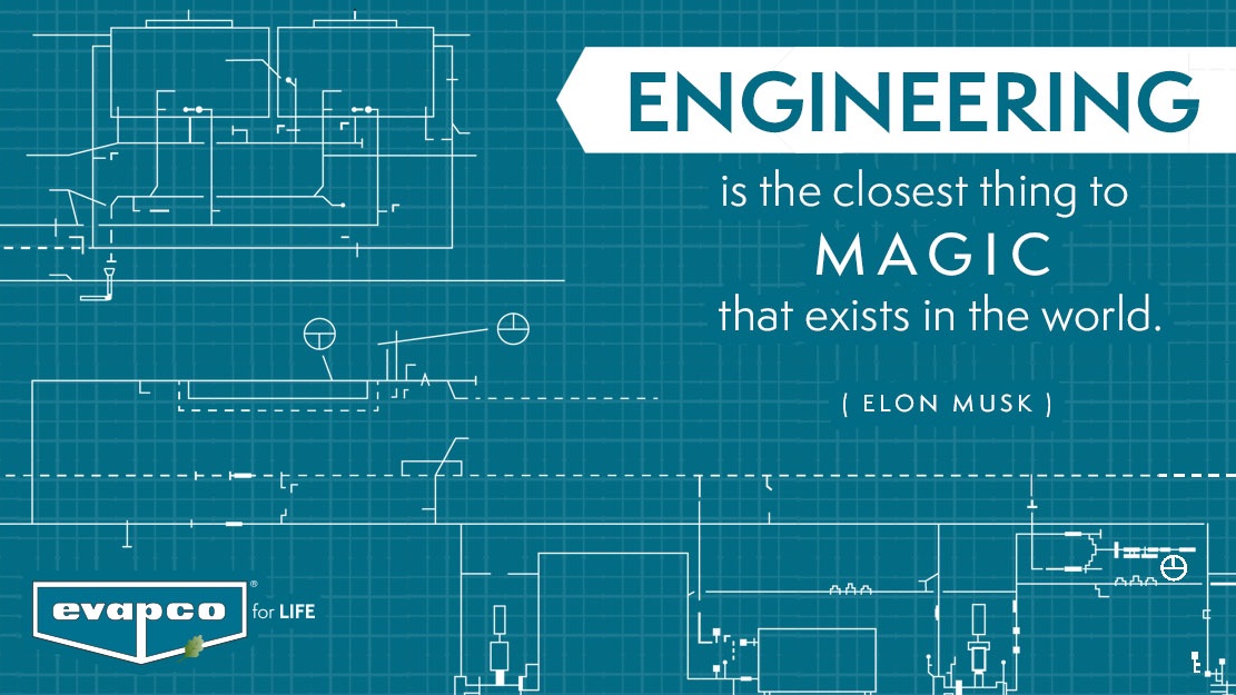 EVAPCO_Inc's tweet photo. Every day, we’re thankful for the contributions engineers have made to the world around us. At EVAPCO, we also happen to have some of the best engineering minds in the industry on our team. This #ThermalEngineerDay, we encourage you to keep innovating! https://t.co/3VzlBvRDY4