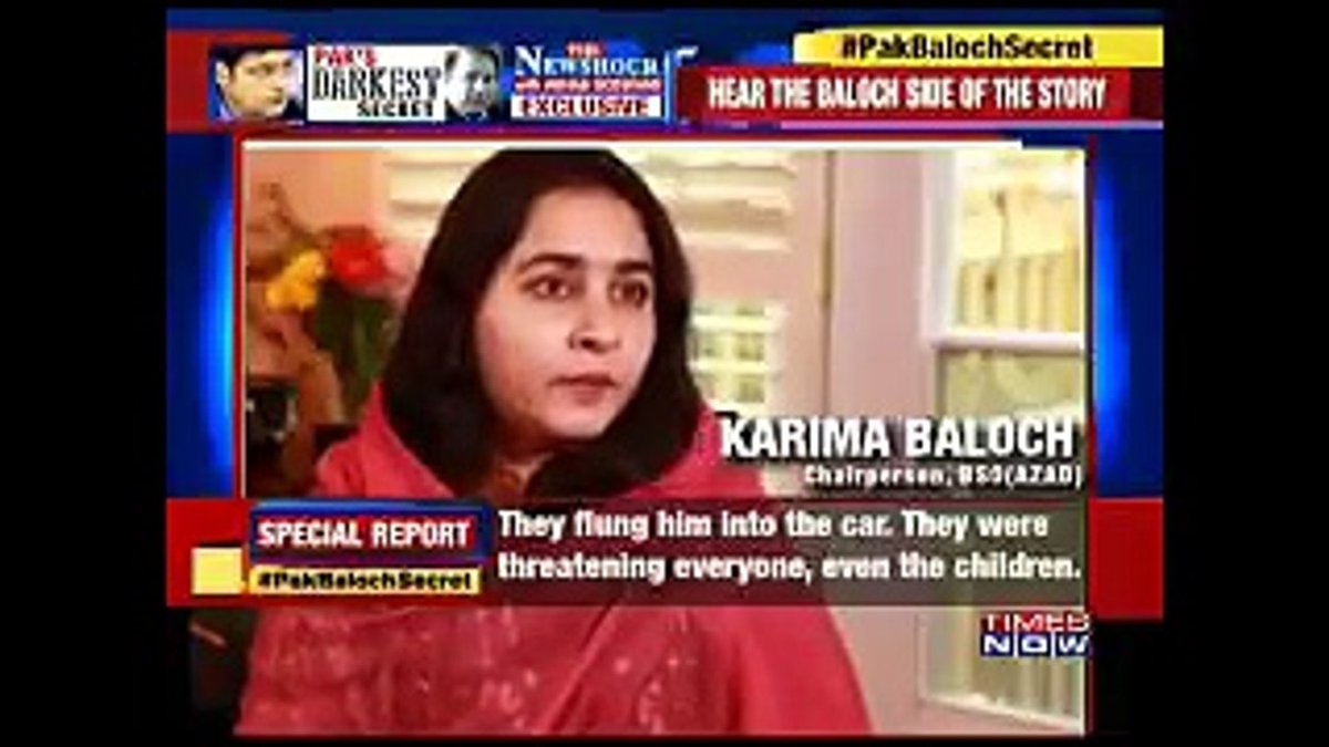 فرزانہ مجید کی طرح اس نےماماقدیربلوچ کی دھوکہ دہی لاپتہ افرادمہم اور کینیڈا میں پناہ کی درخواست کے لئے کالعدم بی ایس او آزادکے تحت اپنی سرگرمی جاری رکھی وہاں وہ اپنے بھارتی را ہینڈلرز کے ساتھ قریبی رابطہ میں پاکستان مخالف سرگرمیاں جاری رکھے ہوئے ہے۔ @KarimaBaloch(40)