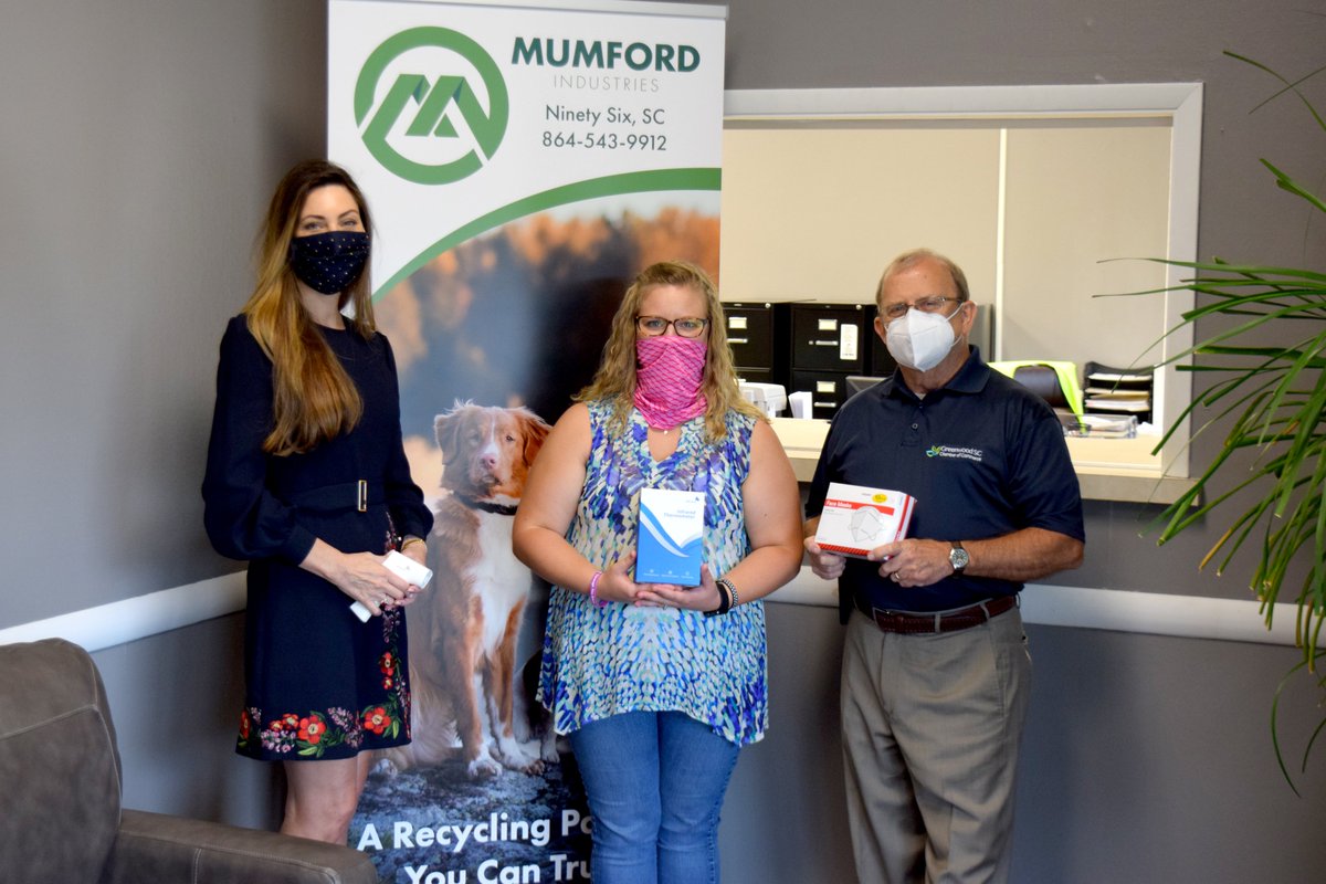 The Partnership Alliance and the <a href="/gwdchamber/">Greenwood SC Chamber</a>  are working together to distribute masks and thermometers to local industries. Our mission is to help keep employees as safe and healthy as possible. <a href="/MumfordRecycle/">Mumford Industries</a>   #TheSkinnerCo Read more here - bit.ly/32QkinJ