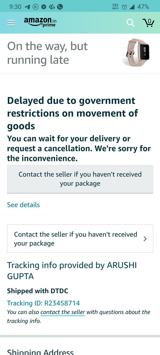 Ronak65767's tweet photo. @amazonIN 

Trying to fool by not delivering order after 20 days

 Amazon failure. https://t.co/AbwC5PTQBC