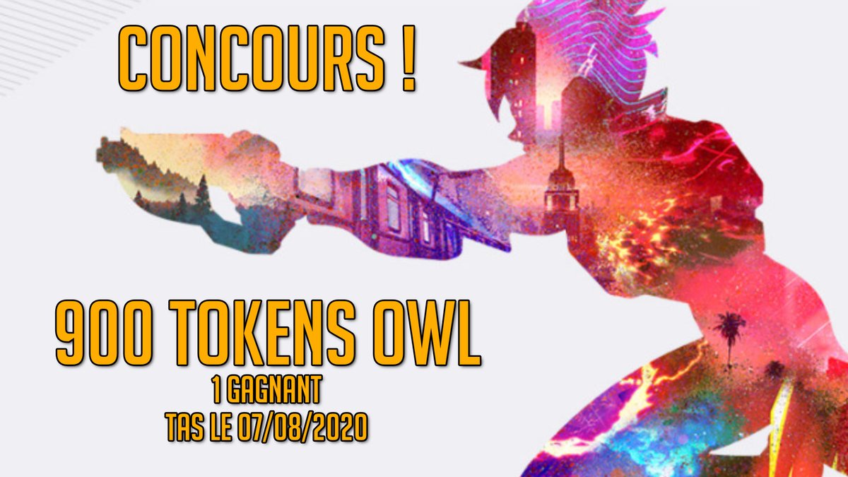Suite au sondage et au soucis de plateforme de jeu qu'il y a eu la dernière fois, je remets en jeu les 900 tokens OWL !

ℹ️ Un gagnant 
ℹ️ Concours uniquement sur PC 
ℹ️ TAS le 07/08/2020 

Pour participer : 

1⃣ RT ce tweet
2⃣ Follow <a href="/Alex_Suriplay/">SuriPlay🛡️</a> 

#OWL2020 #Overwatch