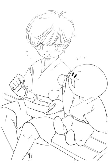 まいぜん塗り絵のtwitterイラスト検索結果
