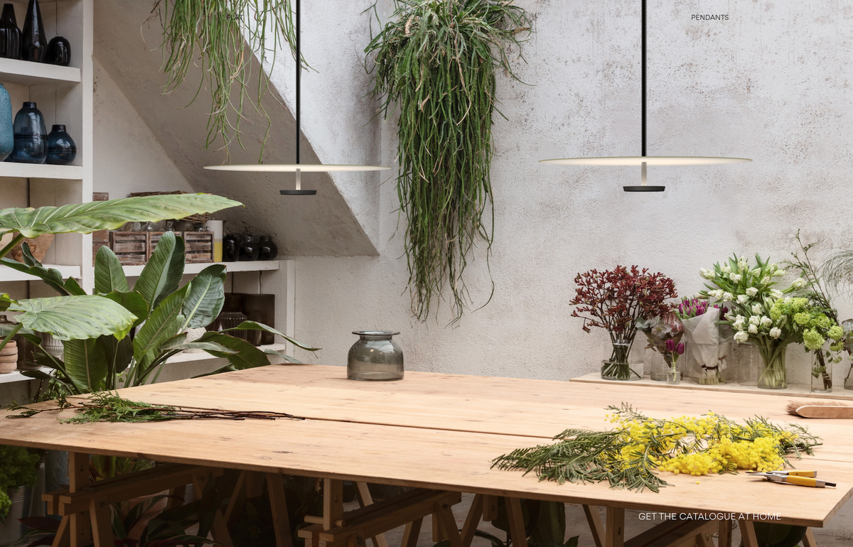 SalexLUC's tweet image. .@VibiaLight launches a new collection: Flat. Designed by Ichiro Iwasaki, its distinctive, disc-shaped diffusers form horizontal planes of light that beautifully integrate with the surrounding #architecture. #vibiaMILES #lightingdesign 

bit.ly/3iWPszv