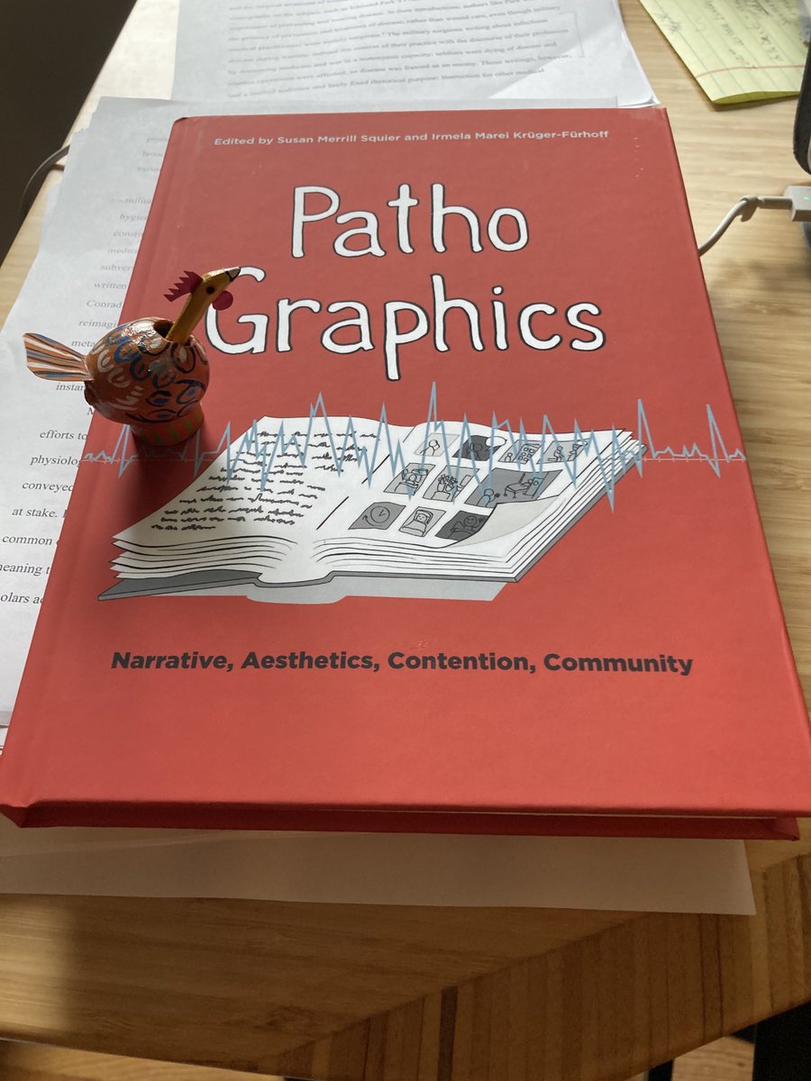 susansquier's tweet image. Even better in hard cover! #PathoGraphics. #GraphicMedicine #HealthHumanities #gratitude