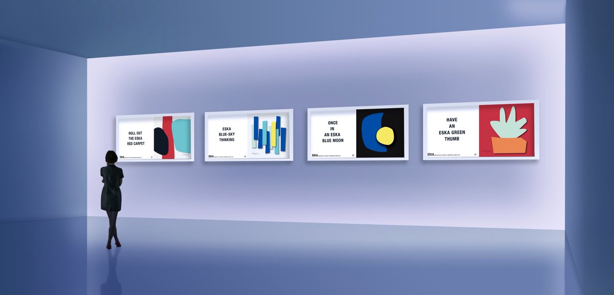 Visit our Virtual ESKA Gallery
 
Admire. And be inspired. 
 
As purveyors of outstanding packaging solutions for world-leading luxury brands, we invite you into our exquisite ESKA Colours exhibition.
 
eska.com/visit-our-virt…